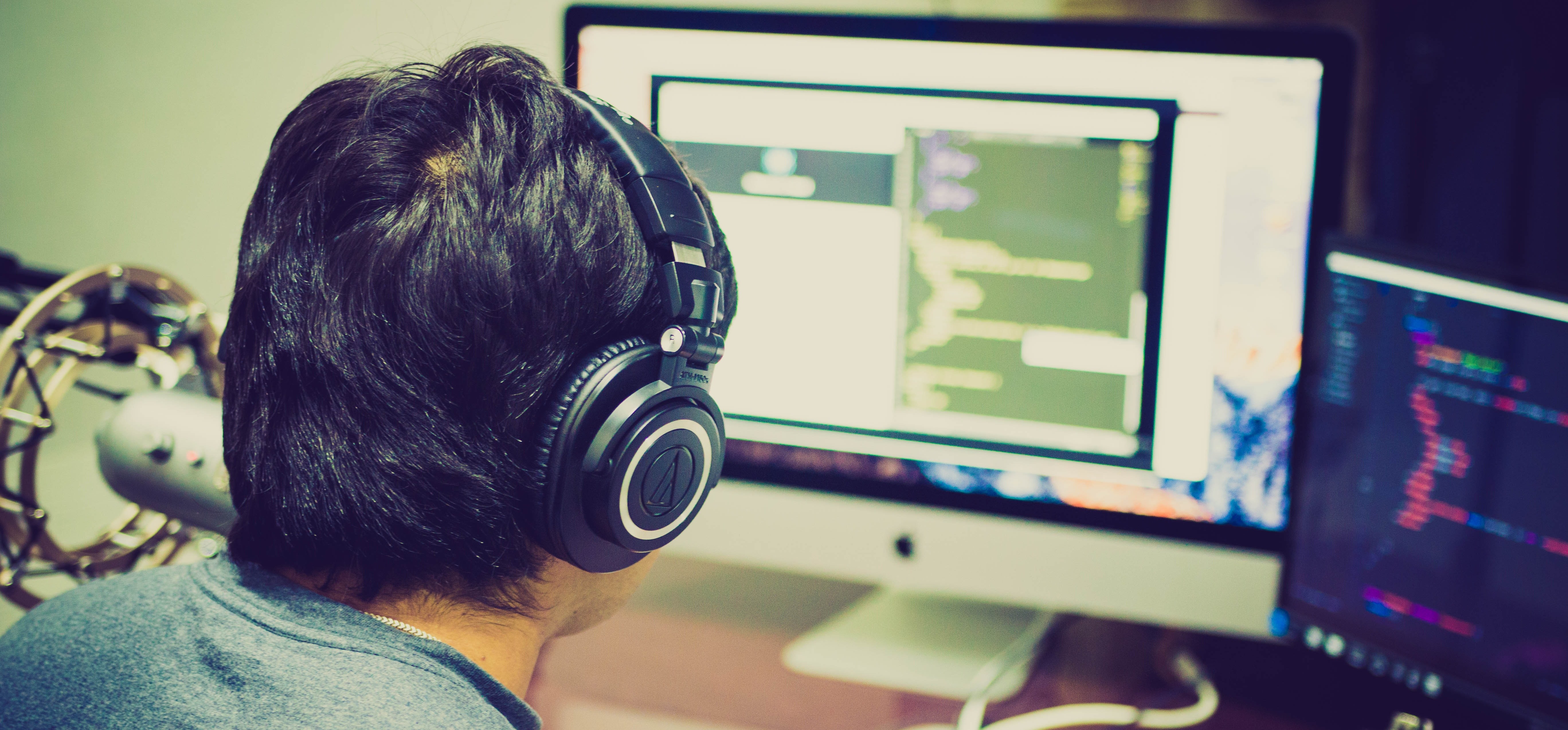 A Picture of a Person Programming